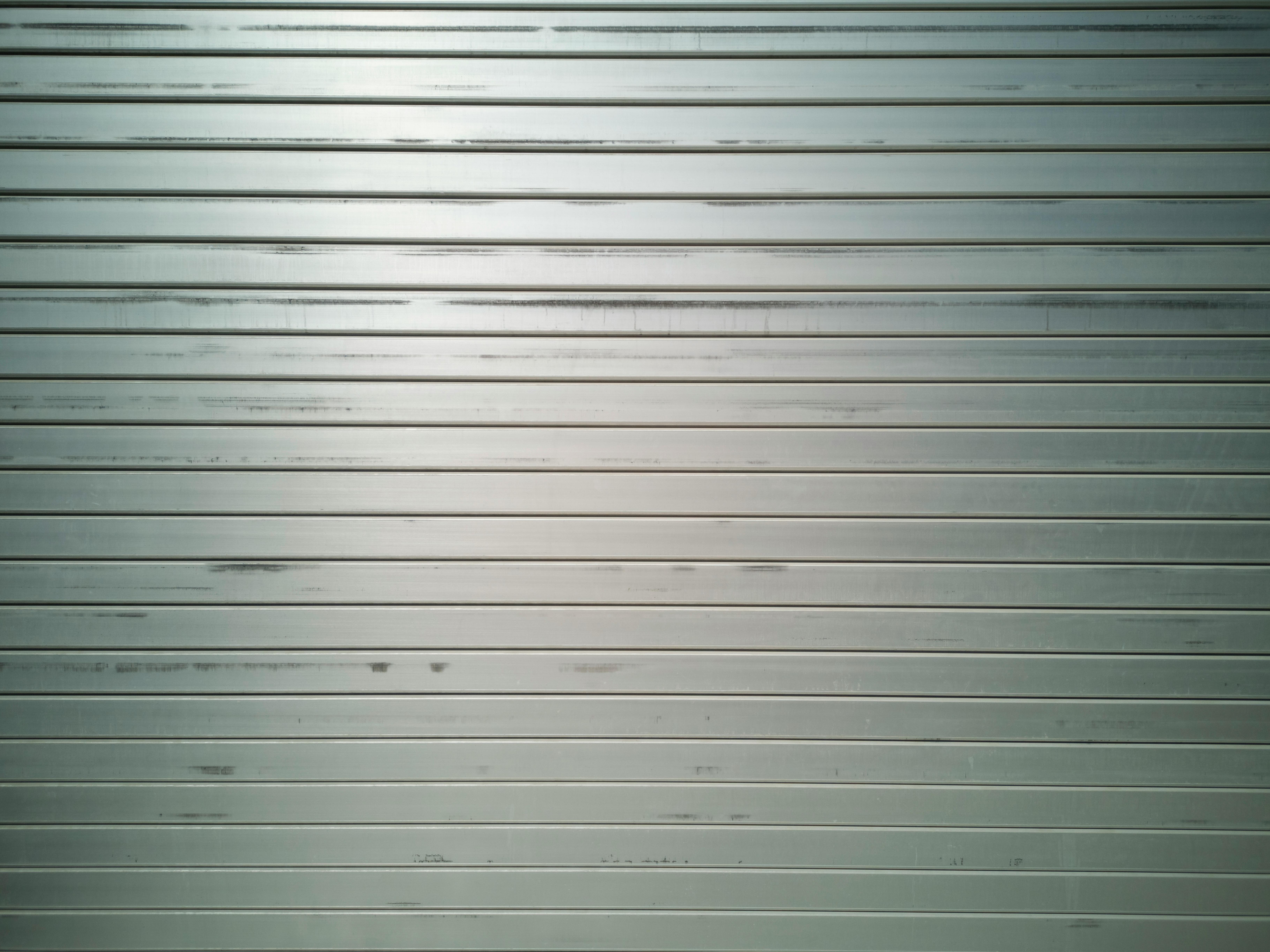 Professional garage door texture detail